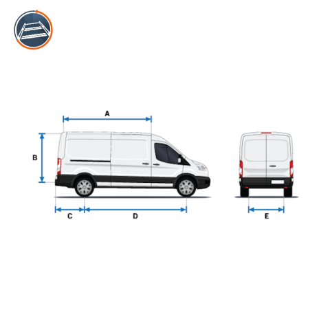 GALERIE MONOBLOC RENAULT MASTER II L1H1 PORTES BATTANTES ACIER EPOXY