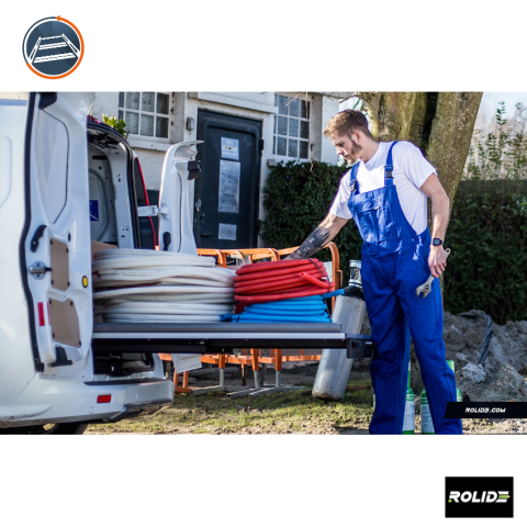 PLANCHER COULISSANT ALUMINIUM TAILLE L POUR FIAT FIORINO L1