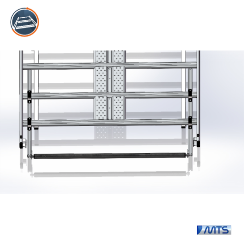 ROULEAU AJUSTABLE GALERIE ACIER GALVANISE 1540 MM MTS - 1