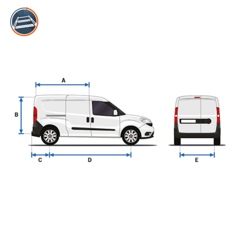 DEMI GALERIE MTS CITROEN BERLINGO II LONG PORTES BATTANTES ALUMINIUM