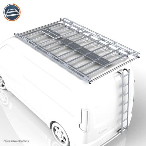 PACK GALERIE + ÉCHELLE VOLKSWAGEN CRAFTER L2H1 ALUMINIUM