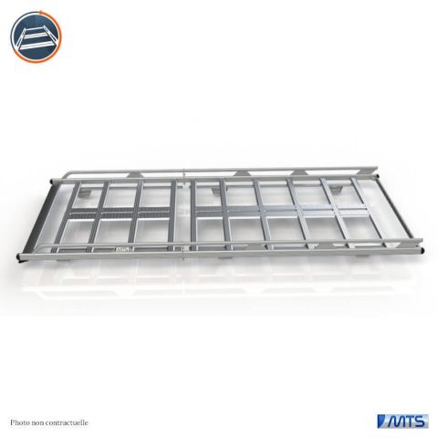 GALERIE ALUMINIUM MERCEDES VITO L3H1 AVEC PORTES BATTANTES