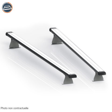 JEU DE 2 BARRES DE TOIT OPEL VIVARO C L3 EN ALUMINIUM