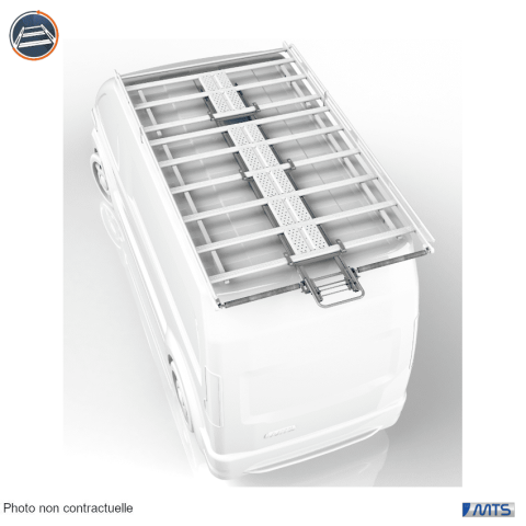 ECHELLE COULISSANTE SOUS GALERIE ACIER MTS POUR MERCEDES SPRINTER TYPE 907