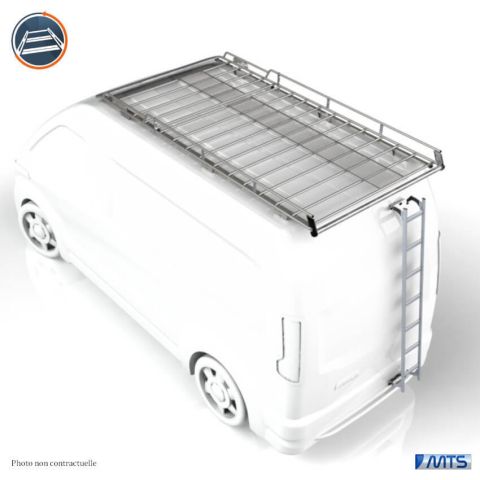 Pack (galerie + échelle) en Acier galvanisé MTS pour Renault Master 3 L4H2