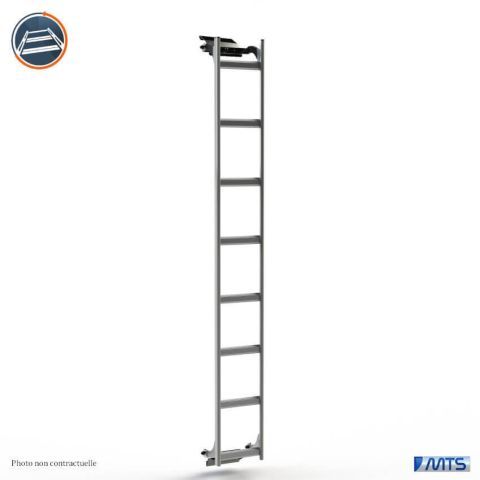 ECHELLE FIXE ALUMINIUM SUR PORTE DROITE POUR MERCEDES SPRINTER 2 H2