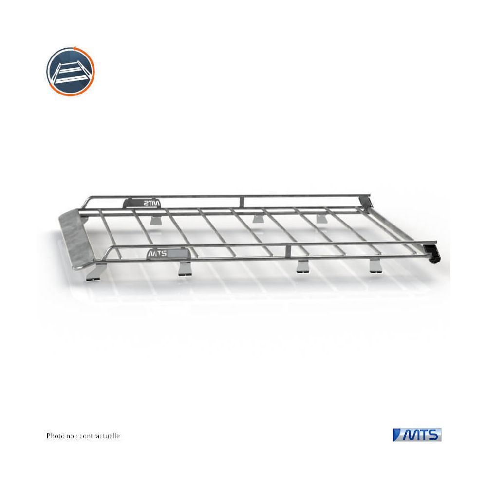 Barres De Toit CHROMEMASTER Pour Nissan NV300 Long L2 2016+ - Aluminium Argenté - Port Jusqu'à 75 Kg - 10