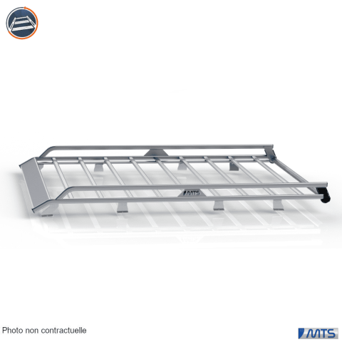 GALERIE MTS NISSAN NV250 L2 ALUMINIUM PORTES BATTANTES