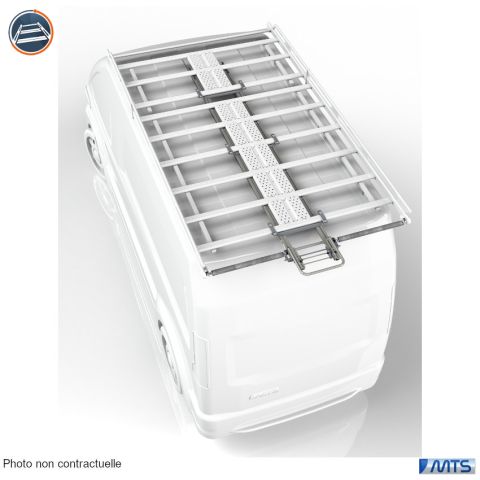 ECHELLE COULISSANTE SOUS GALERIE ACIER MERCEDES VITO 3