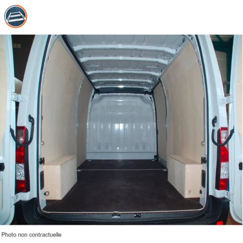 PACK HABILLAGE BOIS BRUT + PLANCHER RUGUEUX RENAULT MASTER 3 L1H1