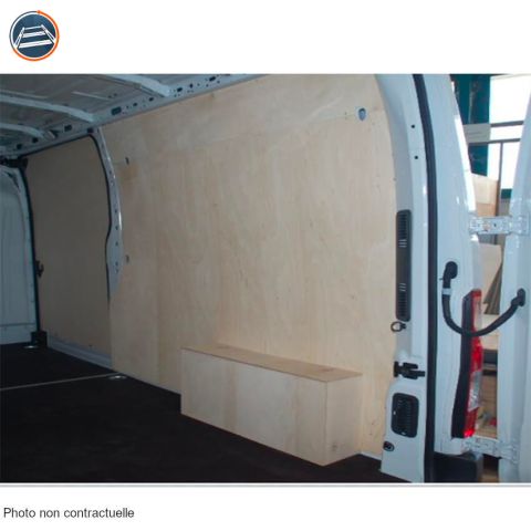 PACK HABILLAGE BOIS BRUT + PLANCHER RUGUEUX RENAULT MASTER 3 L1H1