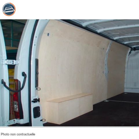 PACK HABILLAGE BOIS BRUT + PLANCHER RUGUEUX OPEL MOVANO 2 L3H2