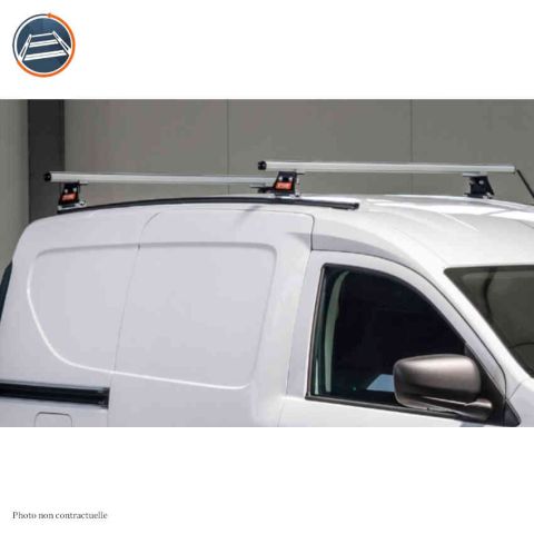 JEU DE 2 BARRES DE TOIT ALUMINIUM NISSAN TOWNSTAR 1 L1