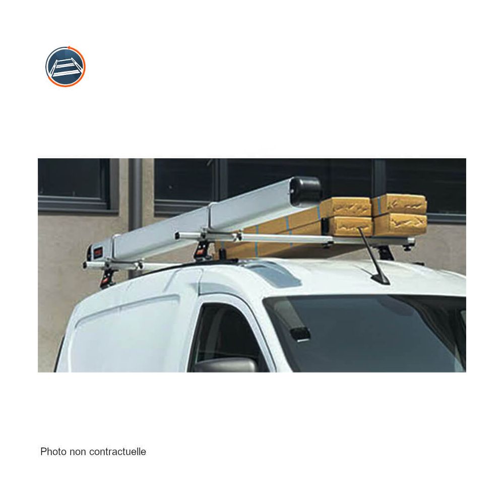 Barres De Toit Universelles En Aluminium - Lot De 2, Charge Max 75 Kg - Pour Voitures Sans Rails (largeur Toit < 1300 Mm) - 3