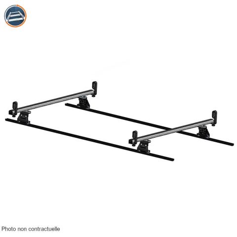 JEU DE 2 BARRES DE TOIT ALUMINIUM MERCEDES VITO 2 (W639) L3H1
