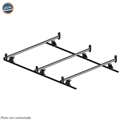 JEU DE 3 BARRES DE TOIT ALUMINIUM VOLKSWAGEN CRAFTER 2 L5H3