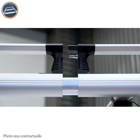 DETAIL GALERIE DE TOIT ALUMINIUM NISSAN NV250 L1H1