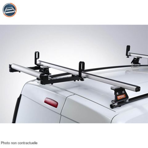 JEU DE 2 BARRES DE TOIT ALUMINIUM FORD CONNECT L1