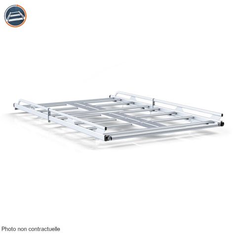 FACE ARRIERE DE GALERIE ALUMINIUM POUR FORD TRANSIT CUSTOM L2H1 PORTES BATTANTES