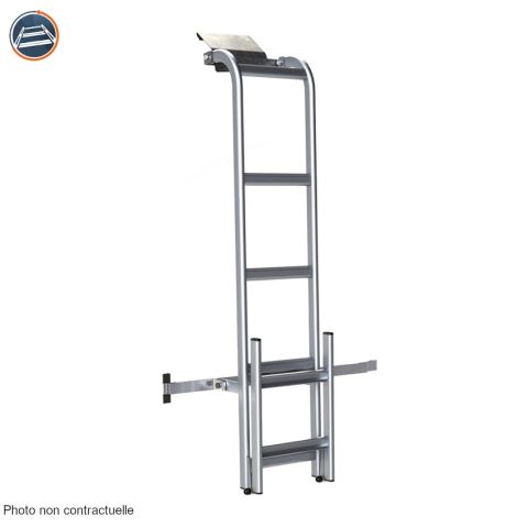 ÉCHELLE ALUMINIUM SUR PORTES GAUCHE POUR FORD CUSTOM L2H1