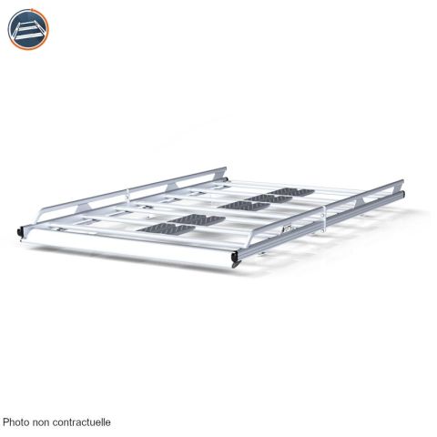 FACE AVANT DE GALERIE ALUMINIUM FORD TRANSIT CUSTOM L1H1 HAYON