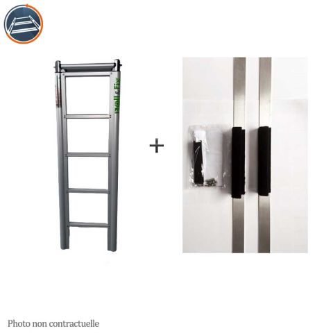 ECHELLE TELESCOPIQUE 4 BARREAUX + RANGEMENT CITROËN BERLINGO 3