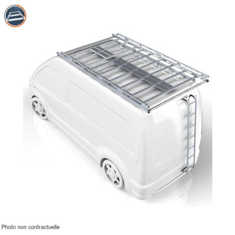 PACK GALERIE + ECHELLE NISSAN INTERSTAR L2H2 PORTES BATTANTES ALUMINIUM