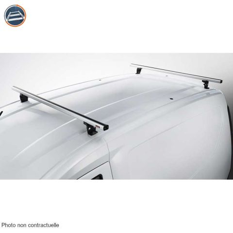 2 BARRES DE TOIT ALUMINIUM OPEL COMBO 4 L1