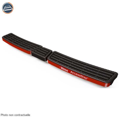 Marchepied Triple, Noir Mercedes Sprinter 2 Avec Attelage