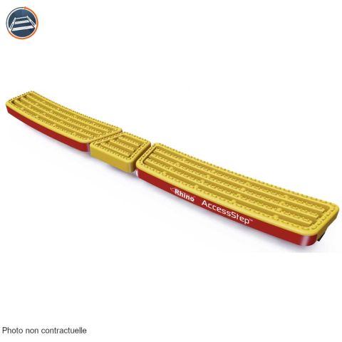 Marchepied Triple, Jaune Mercedes Sprinter 2 Avec Attelage