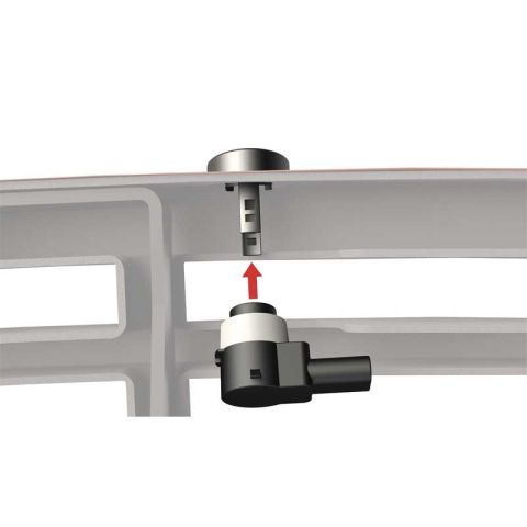 Marchepied Noir Avec Connect+ Solution Pdc D'Usine Ford Transit 5