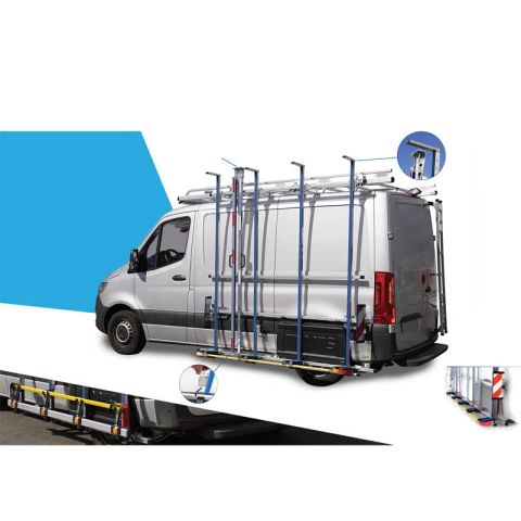 PORTE CHARGE LATERAL PLUS SUR GALERIE ALUMINIUM MTS RENAULT MASTER 4 L3H2