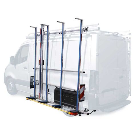 PORTE CHARGE LATERAL PLUS SUR GALERIE ALUMINIUM MTS RENAULT MASTER 4 L3H2