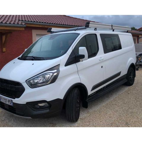 GALERIE BRINK FORD TRANSIT CUSTOM L2H1 ALUMINIUM PORTES BATTANTES