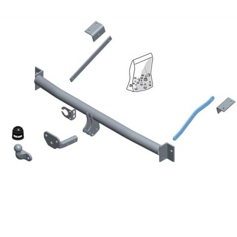 ATTELAGE AVEC PLATINE 2 TROUS CITROEN BERLINGO 2 L1