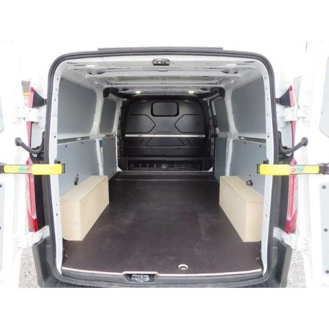 KIT COTES BOIS PLASTIFIE + PLANCHER BOIS RUGUEUX FORD TRANSIT CUSTOM L2H1