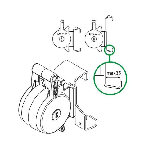 Boitier à sangle pour galerie Acier SIARR-WESTFALIA