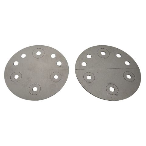 Lot de 2 serrures antivol Daken Saturn Go Double Gris