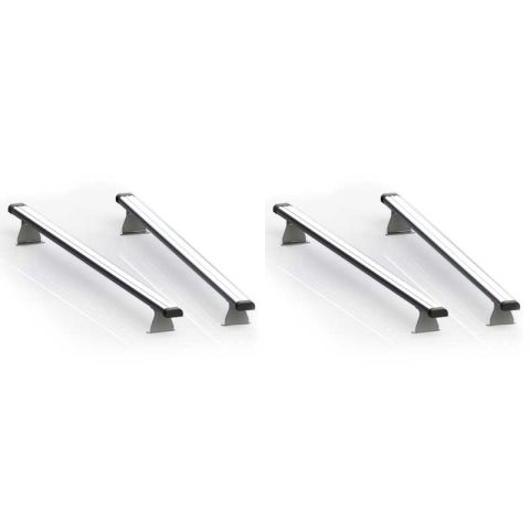 JEU DE 4 BARRES DE TOIT ALUMINIUM MERCEDES MARCO POLO L1 HAYON