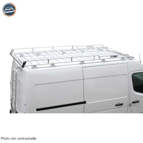 GALERIE AVEC PLATEFORME + ECHELLE MTS RENAULT MASTER III L3H2 ACIER GALVANISE