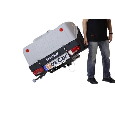 COFFRE D'ATTELAGE TOWBOX V1 GRIS