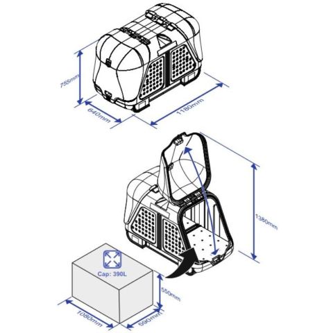 COFFRE D'ATTELAGE TOWBOX V2 URBAN