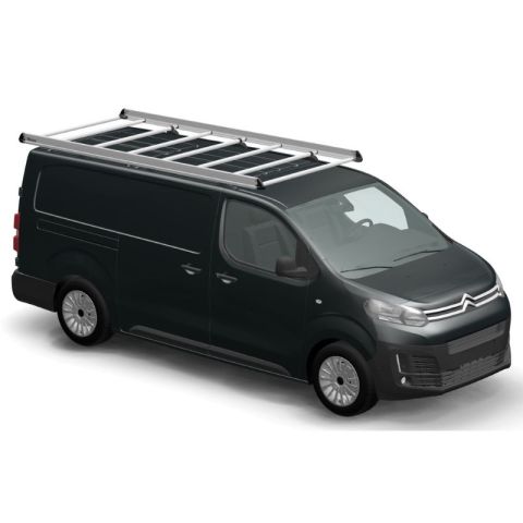 Galerie de toit aluminium KammEdge Citroen Jumpy 2016 - L3H1 portes battantes