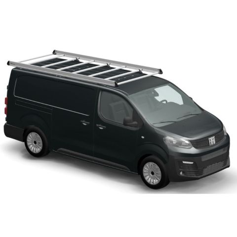 Galerie de toit aluminium KammEdge Fiat Scudo 2022 - (EU) L3H1 portes battantes