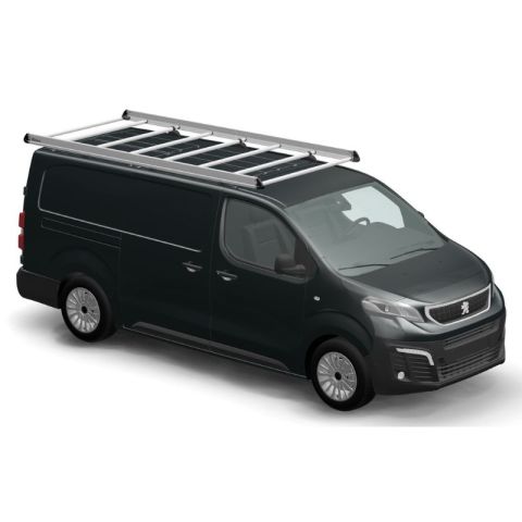 Galerie de toit aluminium KammEdge Peugeot Expert 2016 - L3H1 portes battantes