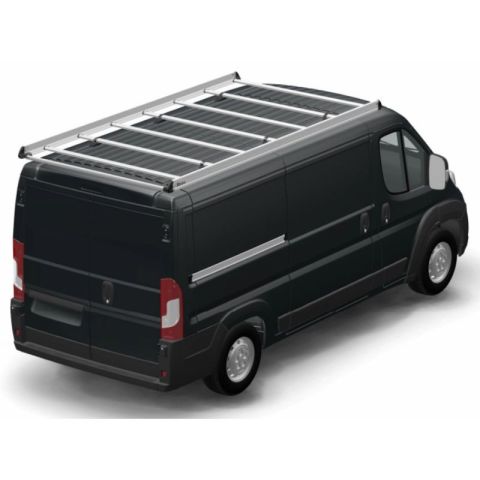 Galerie de toit aluminium grise Citroen Jumper 2 - L2H1 arrière droit