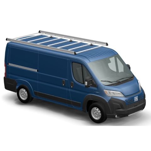 Galerie de toit aluminium grise Fiat Ducato 3 - L2H1 face avant