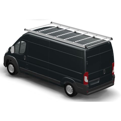 Galerie de toit aluminium KammEdge Peugeot Boxer 2006 - L3H2 portes battantes