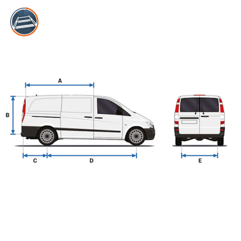 GALERIE TOYOTA PROACE I L1H1 PORTES BATTANTES ACIER GALVANISE SIARR Westfalia - 5
