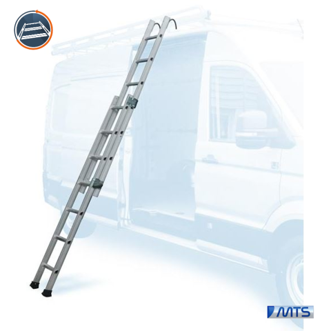 ECHELLE TELESCOPIQUE CITROEN JUMPER 2 H1 5 BARREAUX ALUMINIUM MTS - 2
